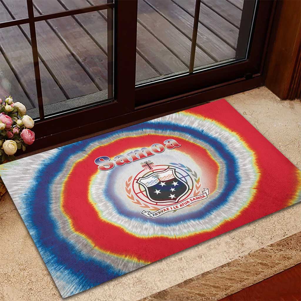 Samoa Rubber Doormat Tie Dye Unique Style