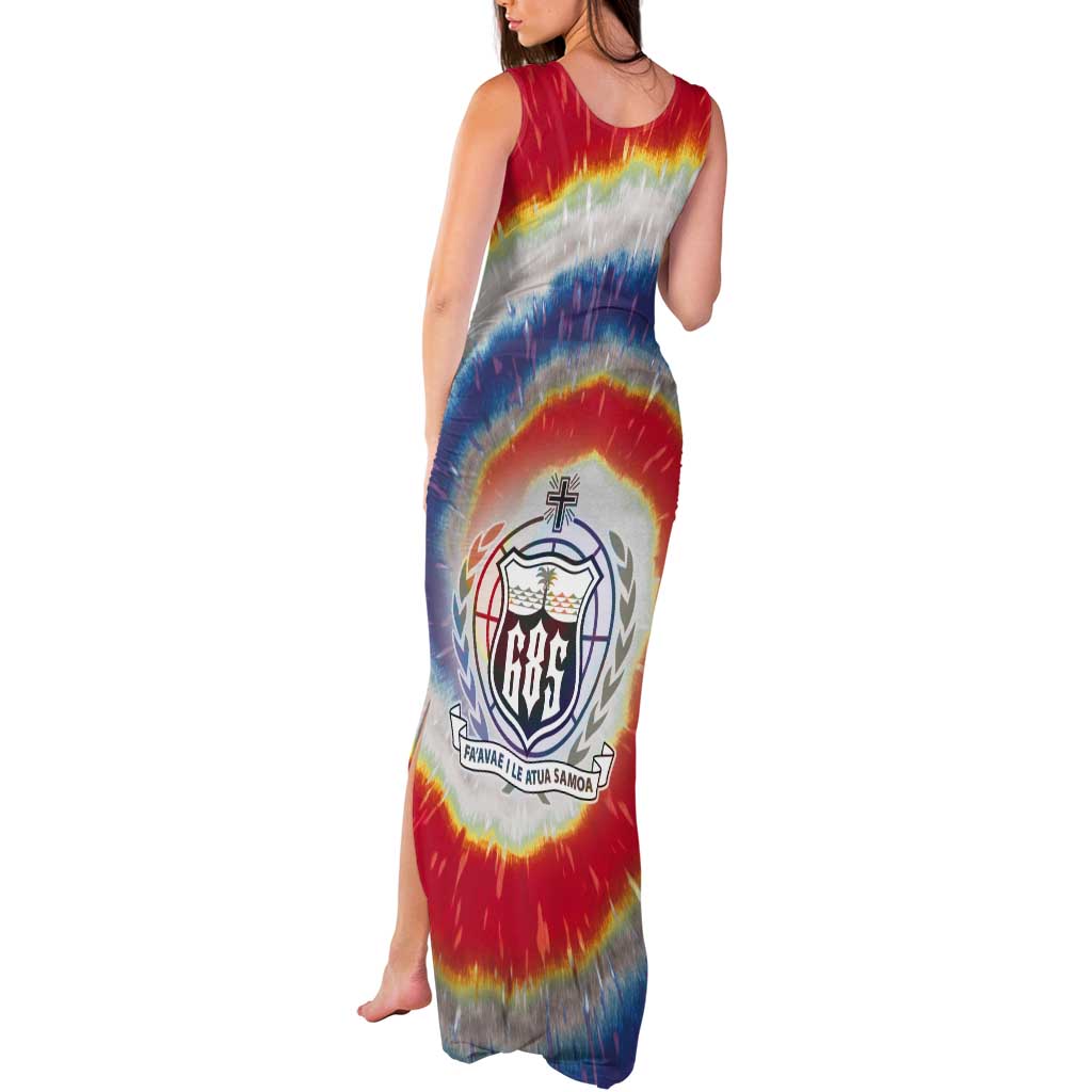 Samoa Tank Maxi Dress Tie Dye Unique Style