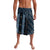 New Zealand Aotearoa Lavalava Blue Poutama With Taniko Pattern