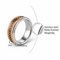 New Zealand Classic Ring Poutama Mix Orange Taniko Inspired Art - Polynesian Pride