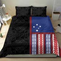 Samoa Flag Bedding Set Ula Fala With Samoan Siapo LT05 - Polynesian Pride