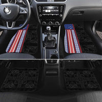 Samoa Flag Car Mats Ula Fala With Samoan Siapo - Polynesian Pride