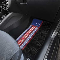 Samoa Flag Car Mats Ula Fala With Samoan Siapo - Polynesian Pride
