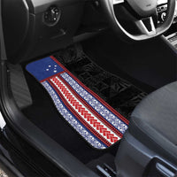 Samoa Flag Car Mats Ula Fala With Samoan Siapo - Polynesian Pride