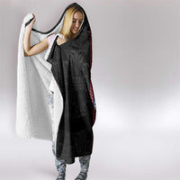 Samoa Flag Hooded Blanket Ula Fala With Samoan Siapo - Polynesian Pride