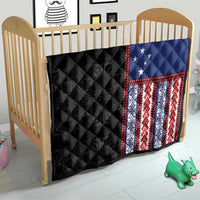 Samoa Flag Quilt Ula Fala With Samoan Siapo LT05 - Polynesian Pride