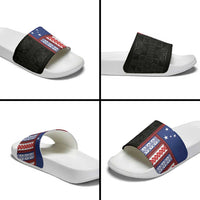 Samoa Flag Slide Sandals Ula Fala With Samoan Siapo LT05 - Polynesian Pride