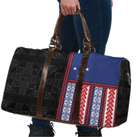 Samoa Flag Travel Bag Ula Fala With Samoan Siapo LT05 - Polynesian Pride