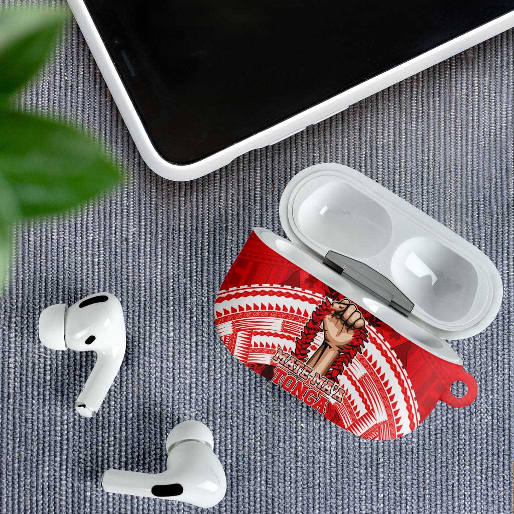 Tonga Rugby Mate Ma'a AirPods Case Tongan Pride Unique Style LT05 - Polynesian Pride