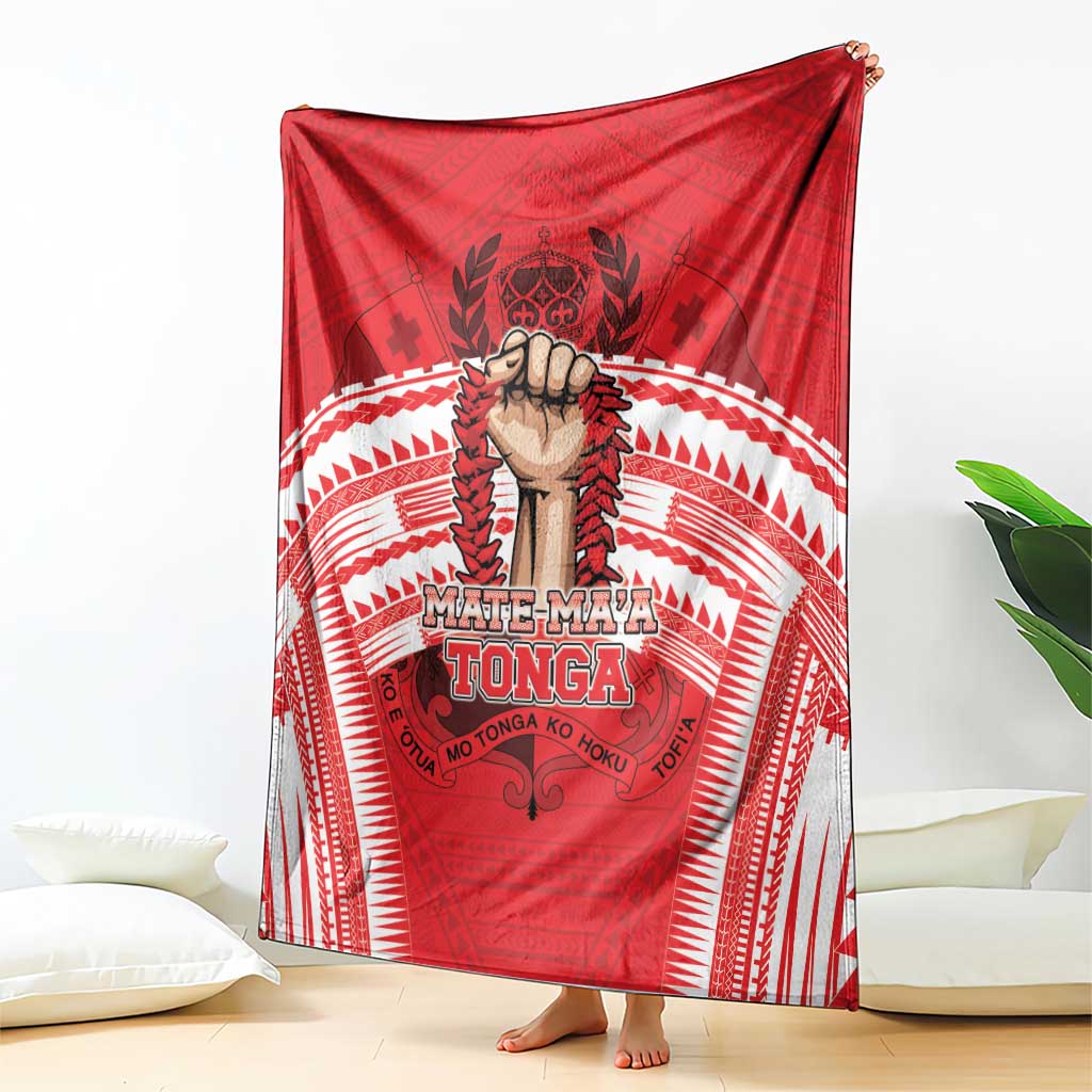 Tonga Rugby Mate Ma'a Blanket Tongan Pride Unique Style LT05 - Polynesian Pride