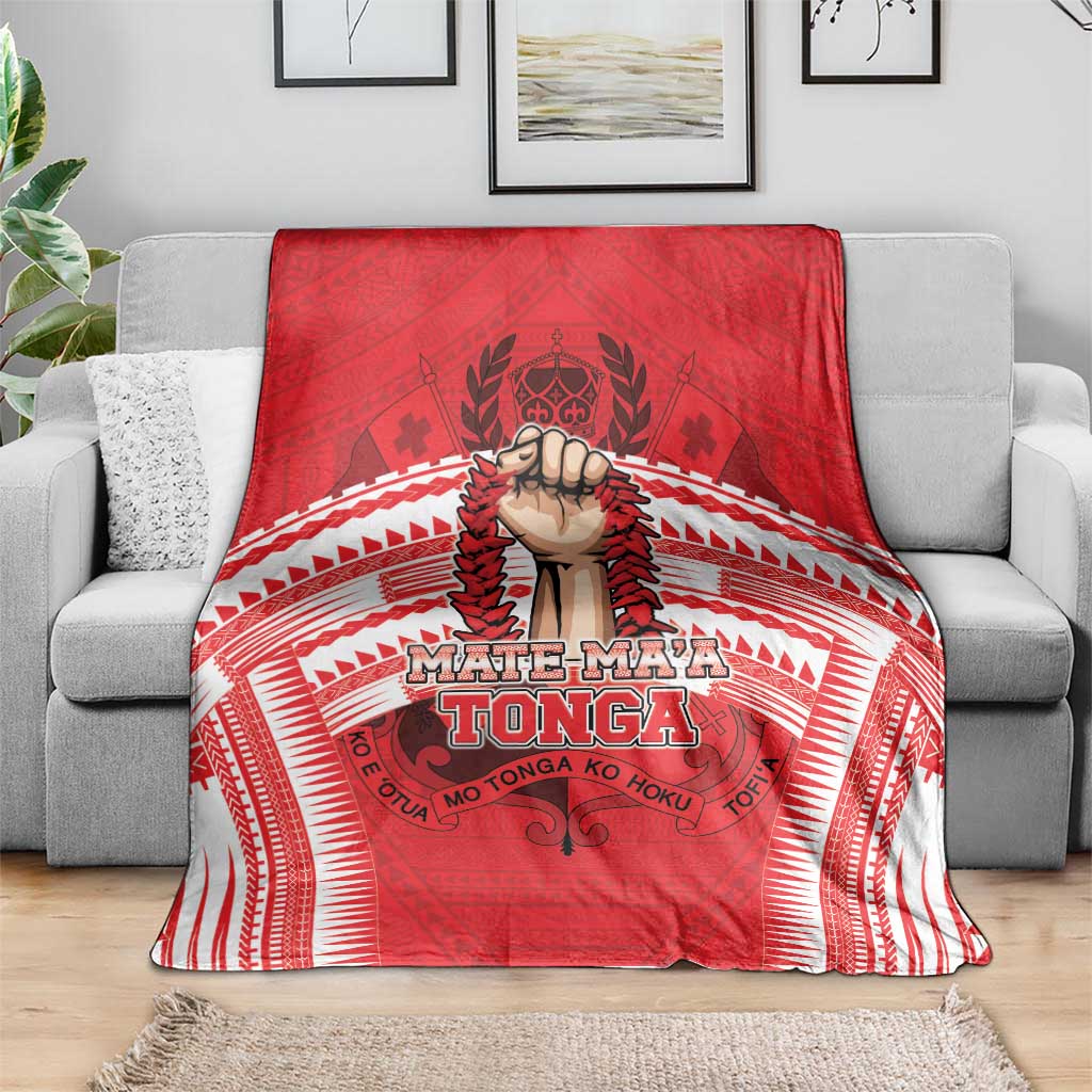 Tonga Rugby Mate Ma'a Blanket Tongan Pride Unique Style LT05 - Polynesian Pride