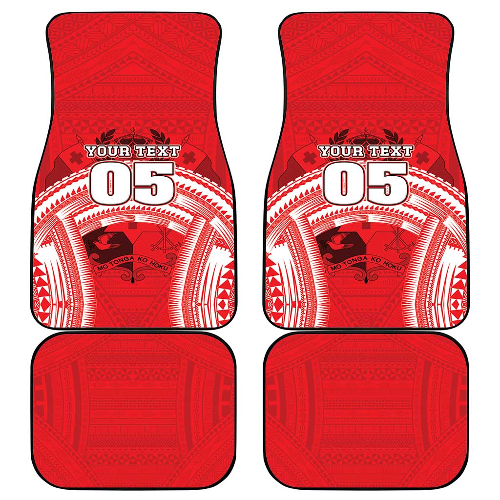 Custom Tonga Rugby Mate Ma'a Car Mats Tongan Pride Unique Style LT05 - Polynesian Pride