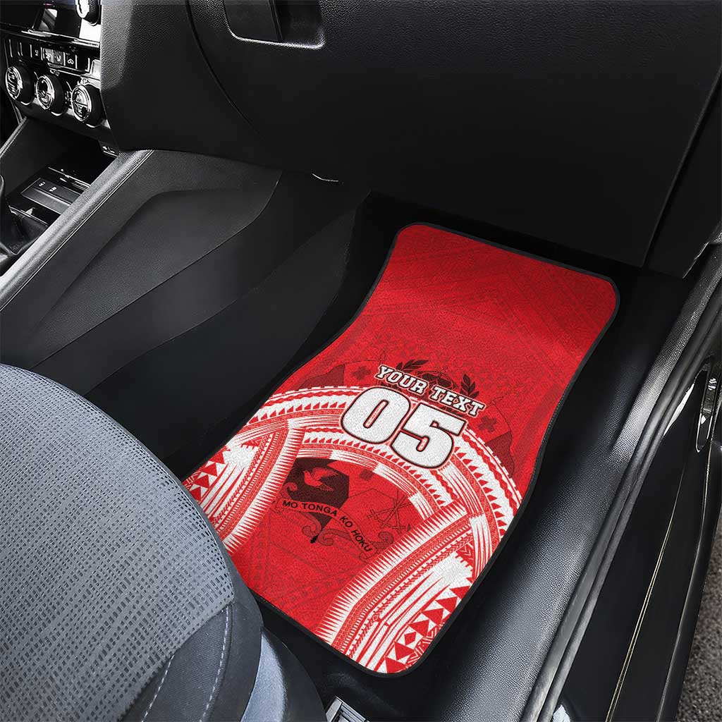 Custom Tonga Rugby Mate Ma'a Car Mats Tongan Pride Unique Style LT05 - Polynesian Pride