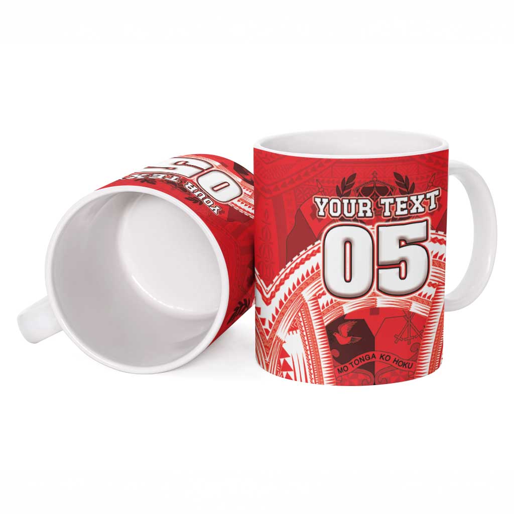Custom Tonga Rugby Mate Ma'a Ceramic Mug Tongan Pride Unique Style LT05 - Polynesian Pride