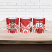 Custom Tonga Rugby Mate Ma'a Ceramic Mug Tongan Pride Unique Style LT05 - Polynesian Pride