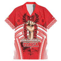 Custom Tonga Rugby Mate Ma'a Family Matching Mermaid Dress and Hawaiian Shirt Tongan Pride Unique Style - Polynesian Pride