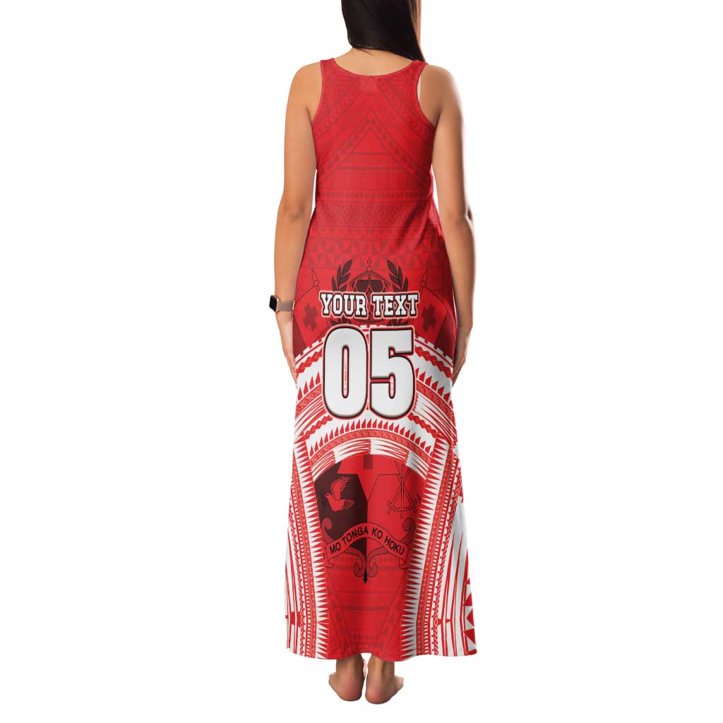 Custom Tonga Rugby Mate Ma'a Family Matching Tank Maxi Dress and Hawaiian Shirt Tongan Pride Unique Style - Polynesian Pride
