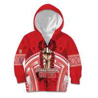 Custom Tonga Rugby Mate Ma'a Kid Hoodie Tongan Pride Unique Style - Polynesian Pride