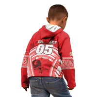 Custom Tonga Rugby Mate Ma'a Kid Hoodie Tongan Pride Unique Style - Polynesian Pride