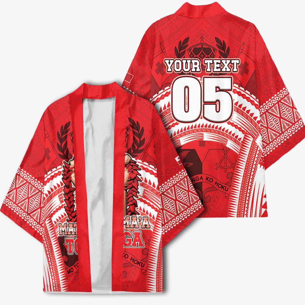 Custom Tonga Rugby Mate Ma'a Kimono Tongan Pride Unique Style LT05 - Polynesian Pride