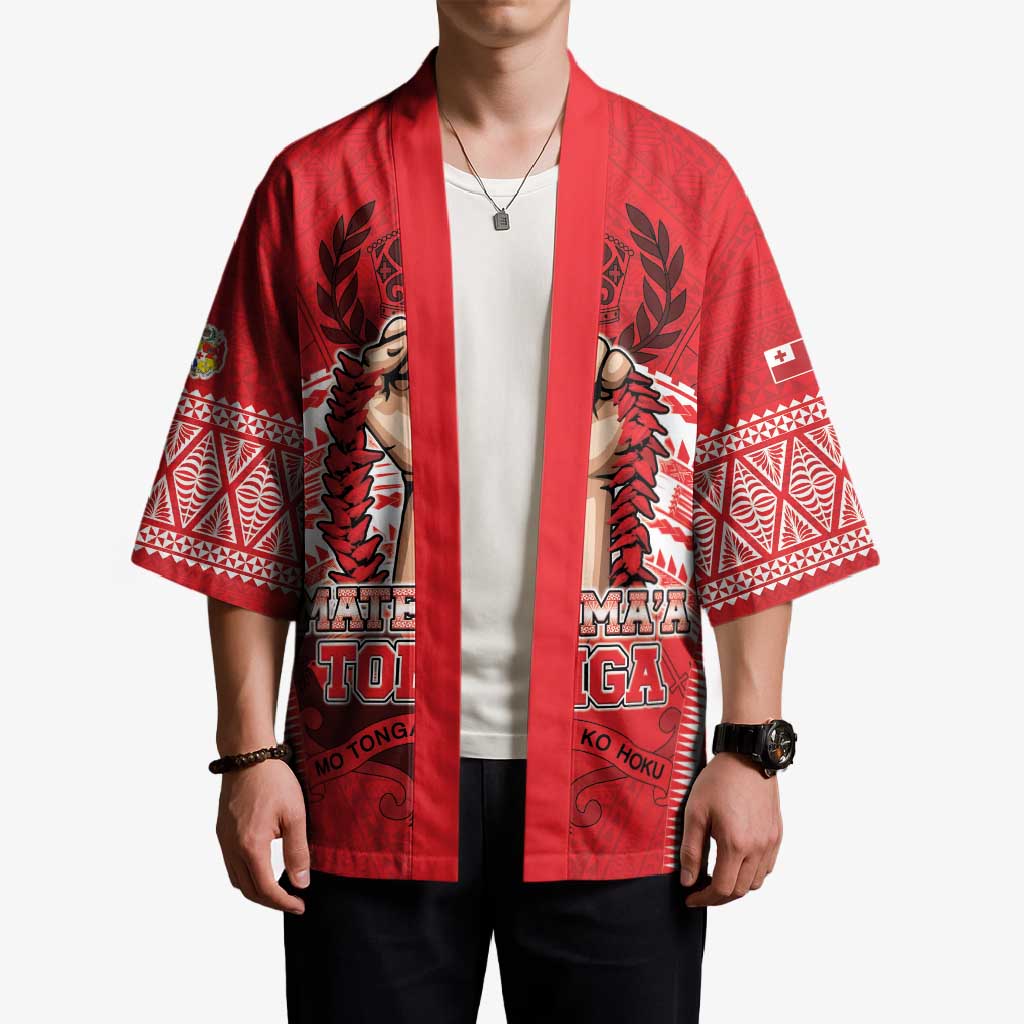 Custom Tonga Rugby Mate Ma'a Kimono Tongan Pride Unique Style LT05 - Polynesian Pride