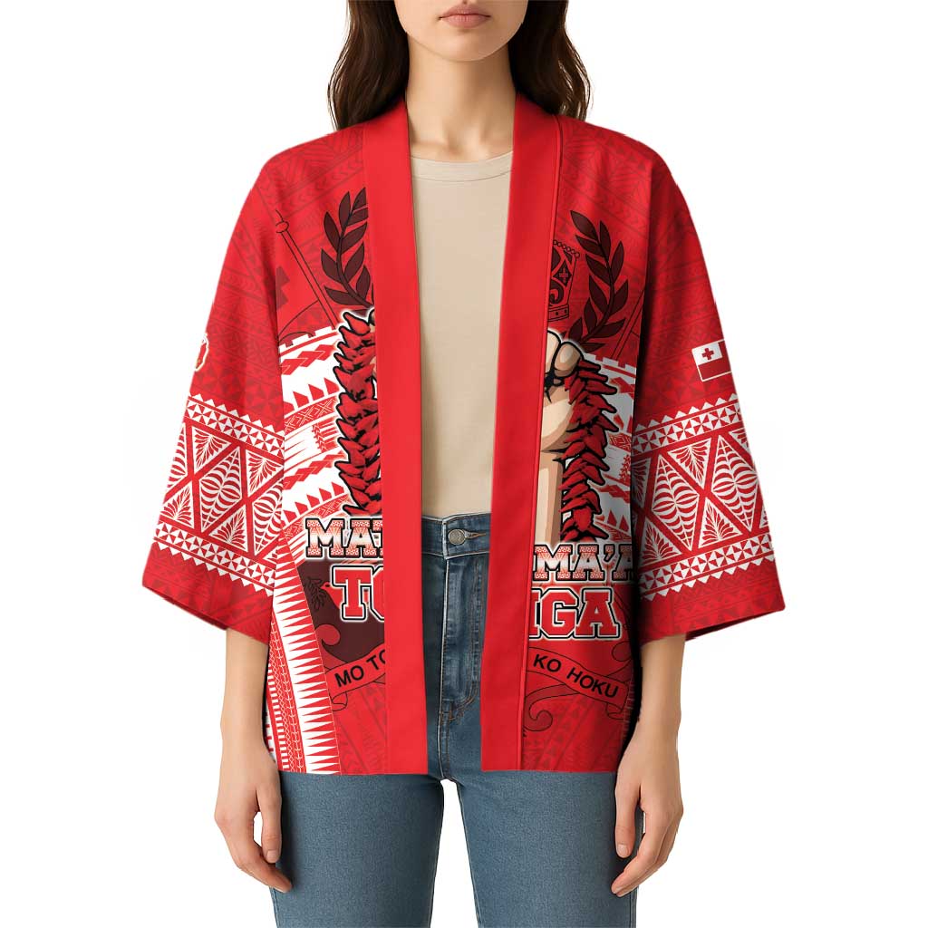 Custom Tonga Rugby Mate Ma'a Kimono Tongan Pride Unique Style LT05 - Polynesian Pride