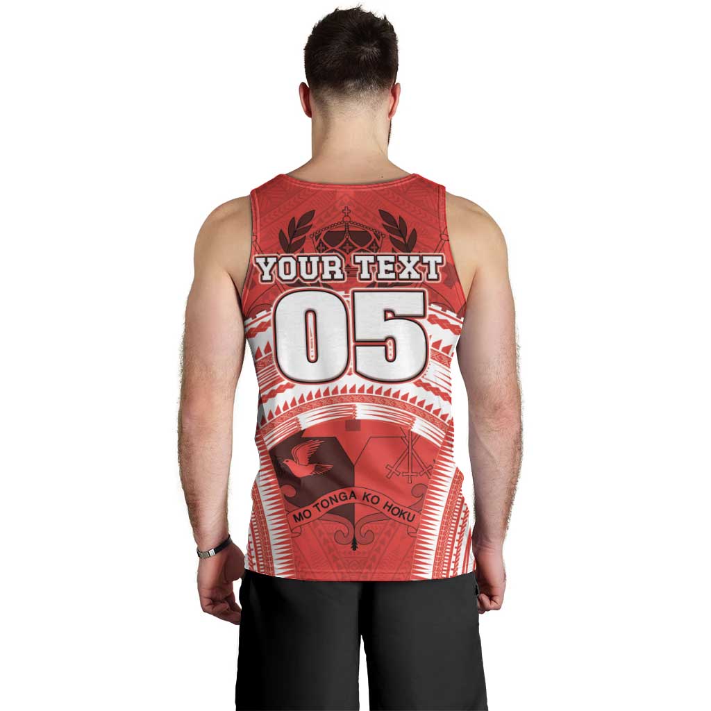 Custom Tonga Rugby Mate Ma'a Men Tank Top Tongan Pride Unique Style LT05 - Polynesian Pride