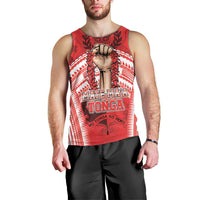 Custom Tonga Rugby Mate Ma'a Men Tank Top Tongan Pride Unique Style LT05 - Polynesian Pride