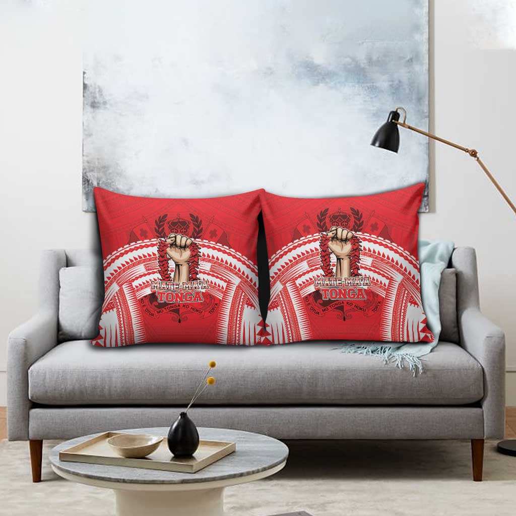Tonga Rugby Mate Ma'a Pillow Cover Tongan Pride Unique Style LT05 - Polynesian Pride