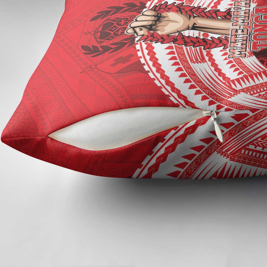 Tonga Rugby Mate Ma'a Pillow Cover Tongan Pride Unique Style LT05 - Polynesian Pride