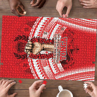 Tonga Rugby Mate Ma'a Puzzle Tongan Pride Unique Style LT05 - Polynesian Pride