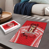 Tonga Rugby Mate Ma'a Puzzle Tongan Pride Unique Style LT05 - Polynesian Pride