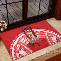 Tonga Rugby Mate Ma'a Rubber Doormat Tongan Pride Unique Style LT05 - Polynesian Pride