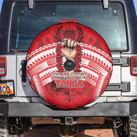 Tonga Rugby Mate Ma'a Spare Tire Cover Tongan Pride Unique Style LT05 Red - Polynesian Pride
