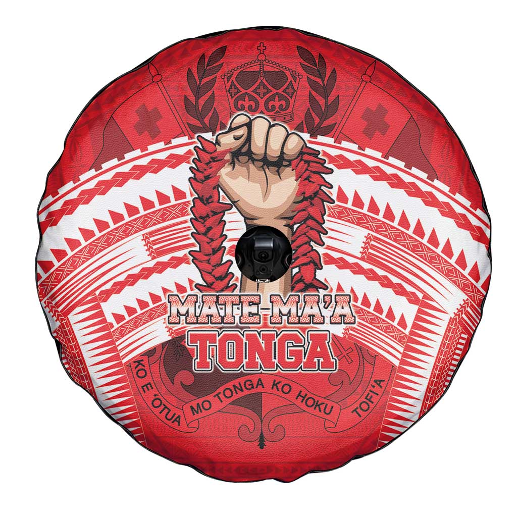 Tonga Rugby Mate Ma'a Spare Tire Cover Tongan Pride Unique Style LT05 - Polynesian Pride