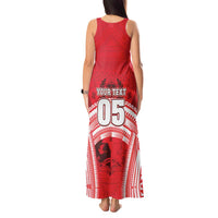 Custom Tonga Rugby Mate Ma'a Tank Maxi Dress Tongan Pride Unique Style LT05 - Polynesian Pride