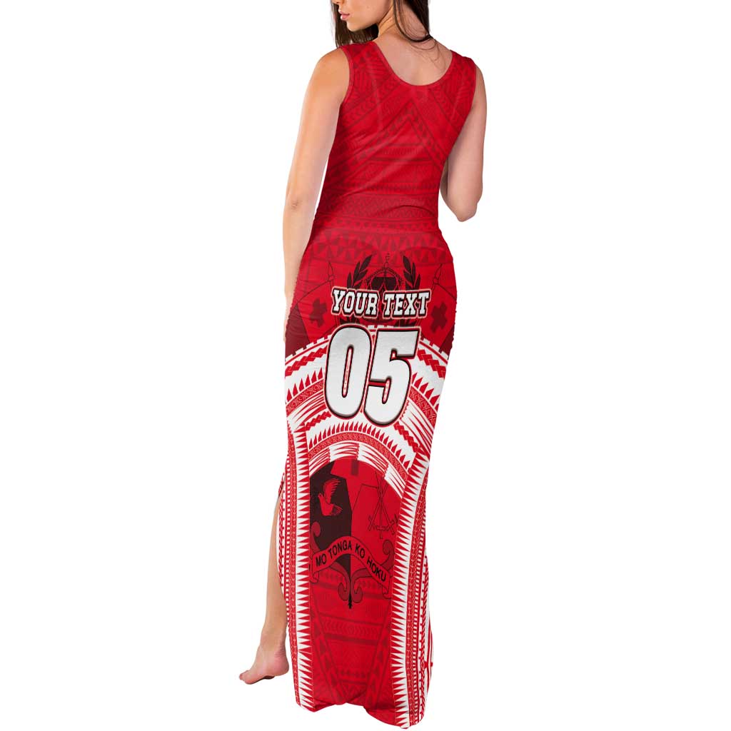 Custom Tonga Rugby Mate Ma'a Tank Maxi Dress Tongan Pride Unique Style LT05 - Polynesian Pride
