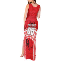 Custom Tonga Rugby Mate Ma'a Tank Maxi Dress Tongan Pride Unique Style LT05 - Polynesian Pride