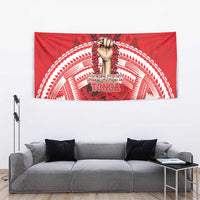 Tonga Rugby Mate Ma'a Tapestry Tongan Pride Unique Style LT05 - Polynesian Pride