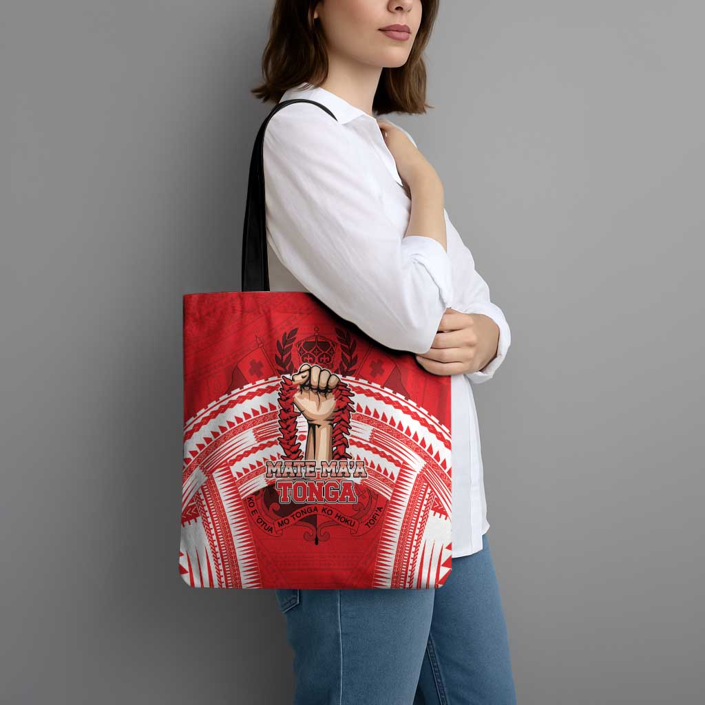 Tonga Rugby Mate Ma'a Tote Bag Tongan Pride Unique Style LT05 - Polynesian Pride