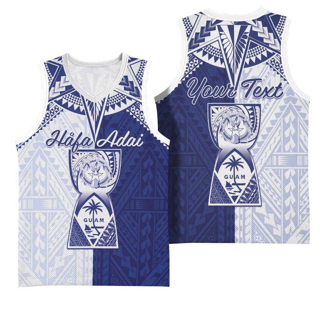 Personalised Northern Mariana Islands And Guam Basketball Jersey Latte Stone With Tribal Pattern