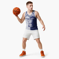 Personalised Northern Mariana Islands And Guam Basketball Jersey Latte Stone With Tribal Pattern