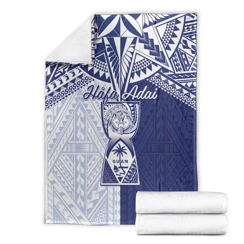 Northern Mariana Islands And Guam Blanket Latte Stone With Tribal Pattern