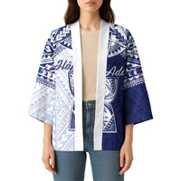 Personalised Northern Mariana Islands And Guam Kimono Latte Stone With Tribal Pattern