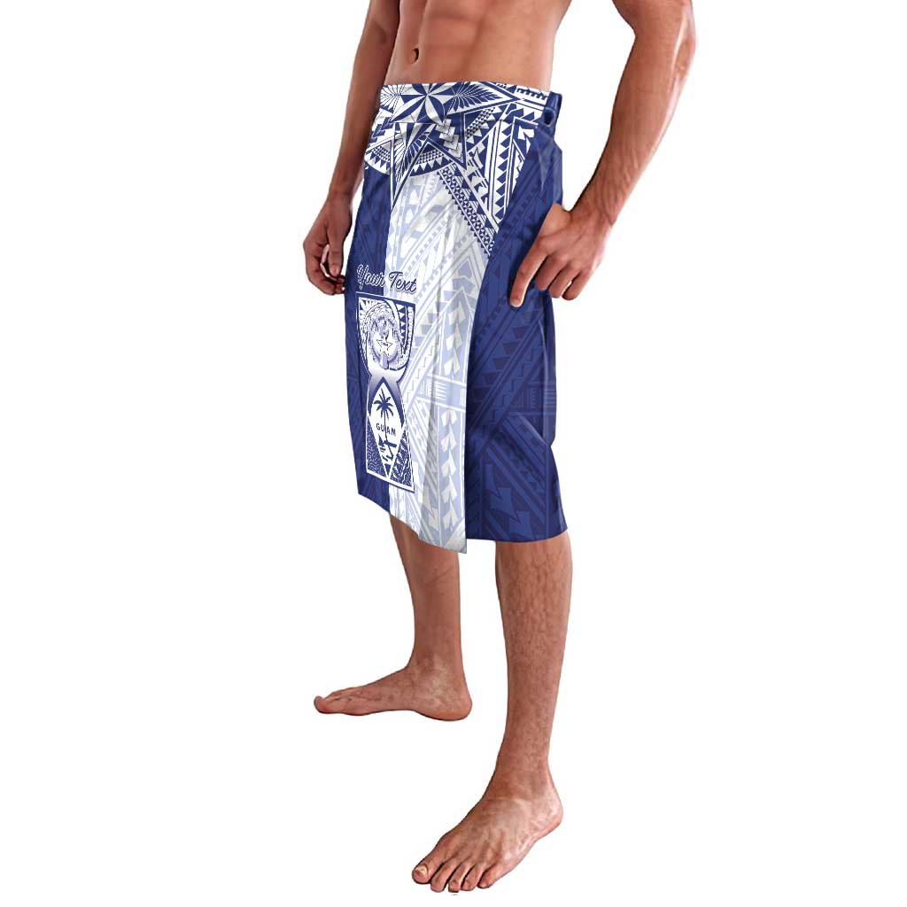 Personalised Northern Mariana Islands And Guam Lavalava Latte Stone With Tribal Pattern