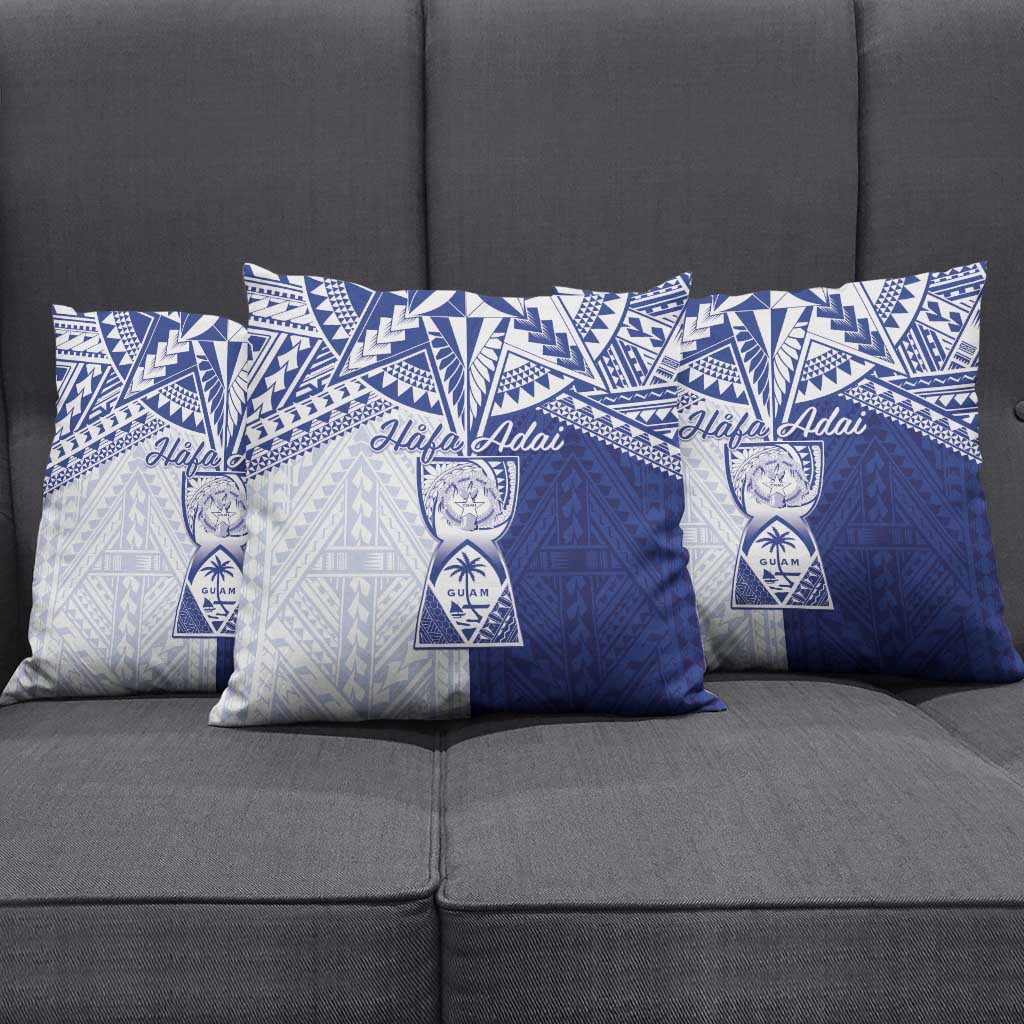 Northern Mariana Islands And Guam Pillow Cover Latte Stone With Tribal Pattern