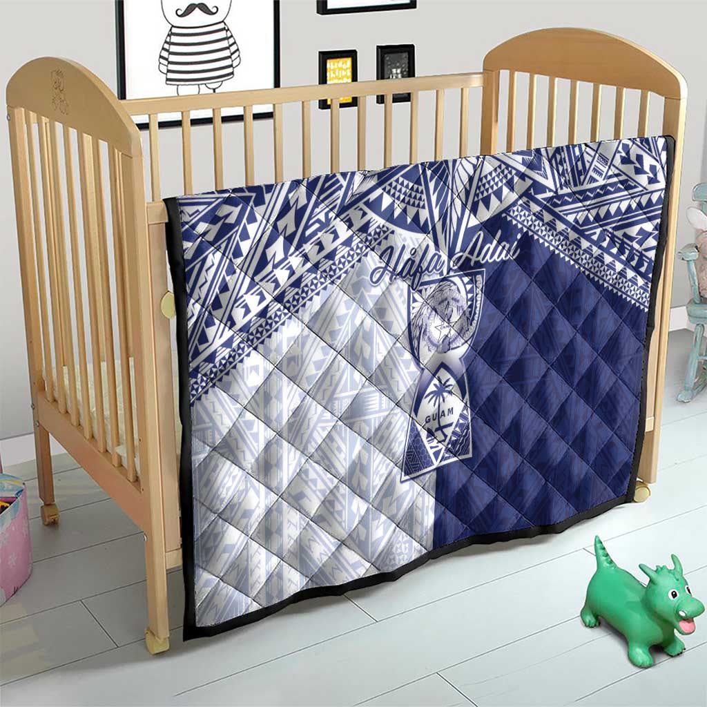 Northern Mariana Islands And Guam Quilt Latte Stone With Tribal Pattern