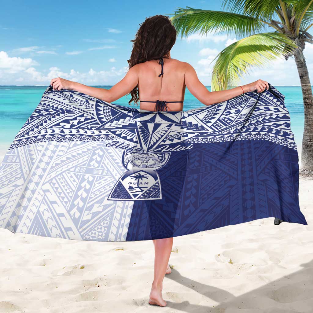 Northern Mariana Islands And Guam Sarong Latte Stone With Tribal Pattern