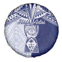 Northern Mariana Islands And Guam Spare Tire Cover Latte Stone With Tribal Pattern LT05 - Polynesian Pride