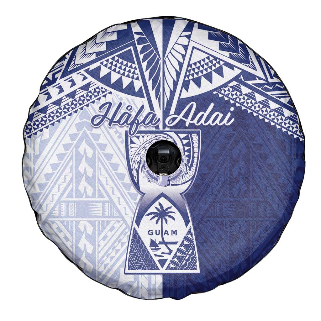 Northern Mariana Islands And Guam Spare Tire Cover Latte Stone With Tribal Pattern LT05 - Polynesian Pride